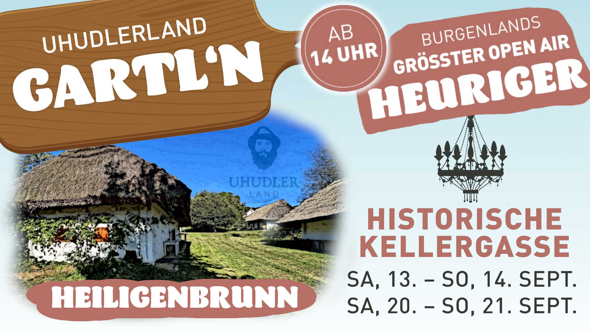 Gartln in der Kellergasse in Heiligenbrunn - Sa. 13. - So 14. Sept / Sa. 20. - So. 21. Sept // uhudlerland.at